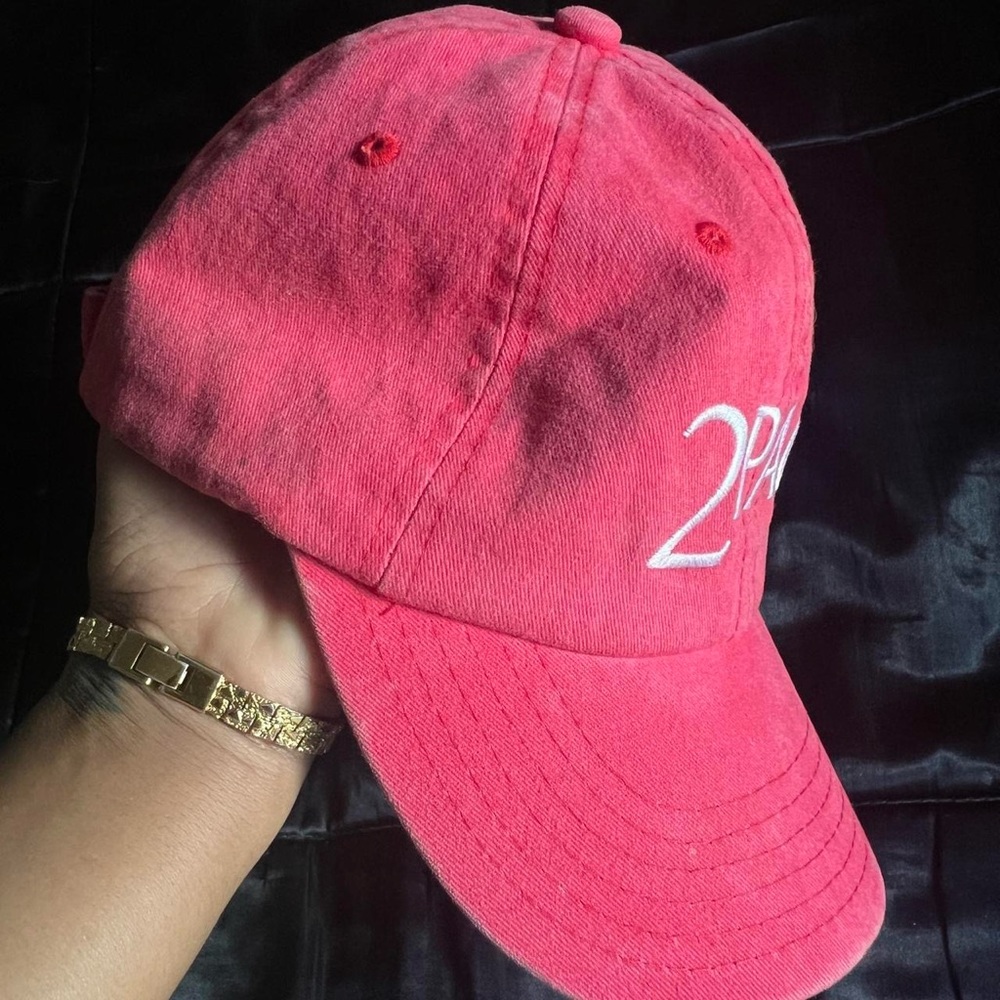 Pink Tupac Hat - Picture 3 of 4